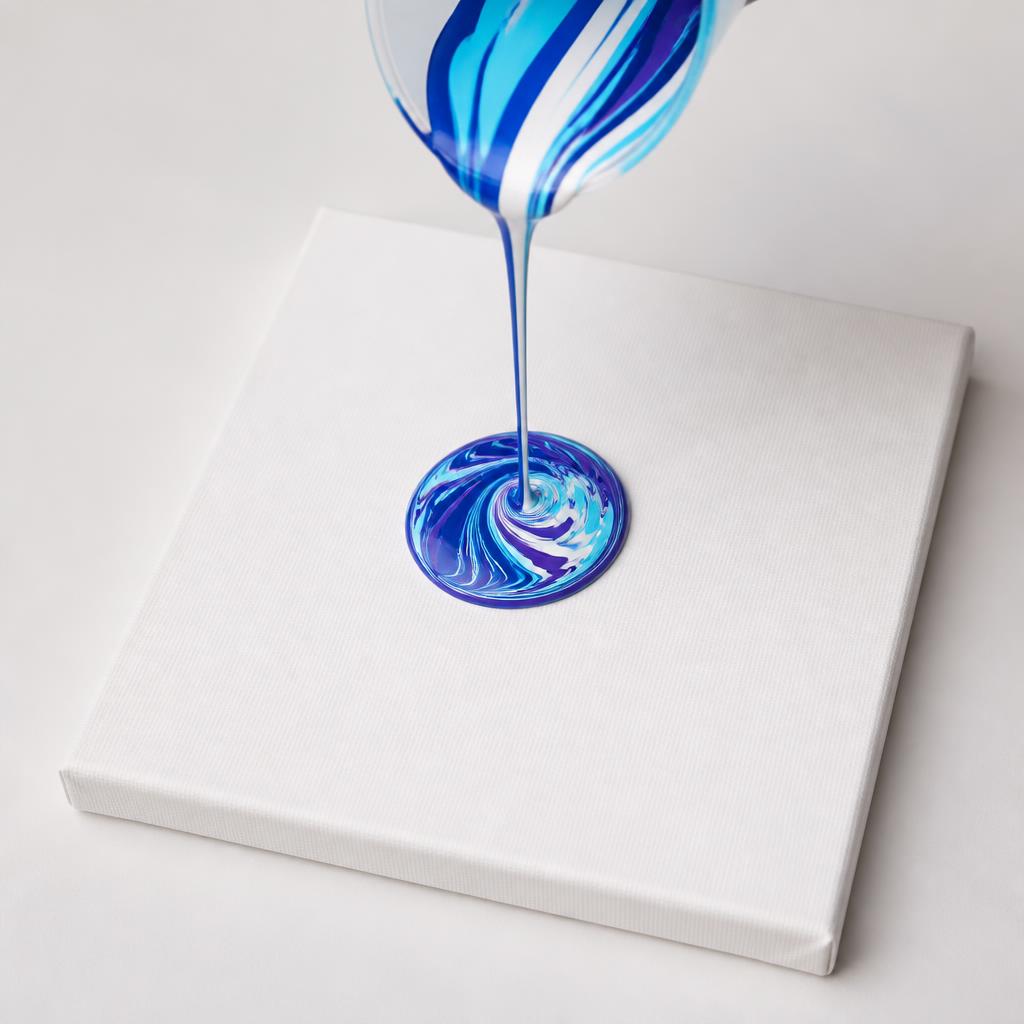 Stap 2: Gieten — Marble Pour