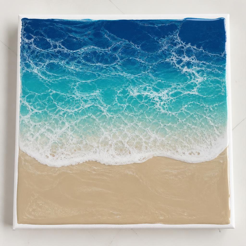 Stap 2: Zee en strand gieten — Beach Pour