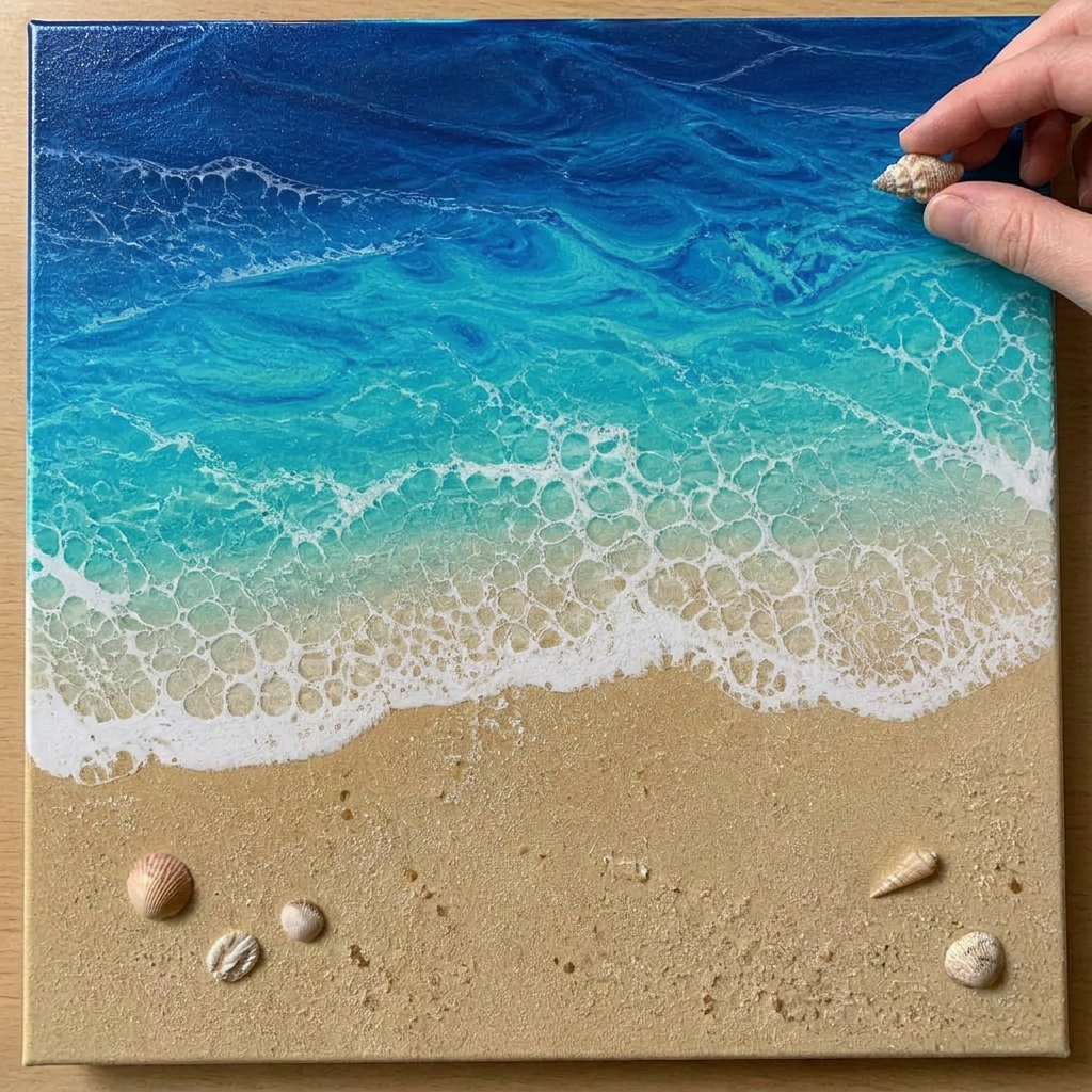 Stap 3: Structuur toevoegen — Beach Pour